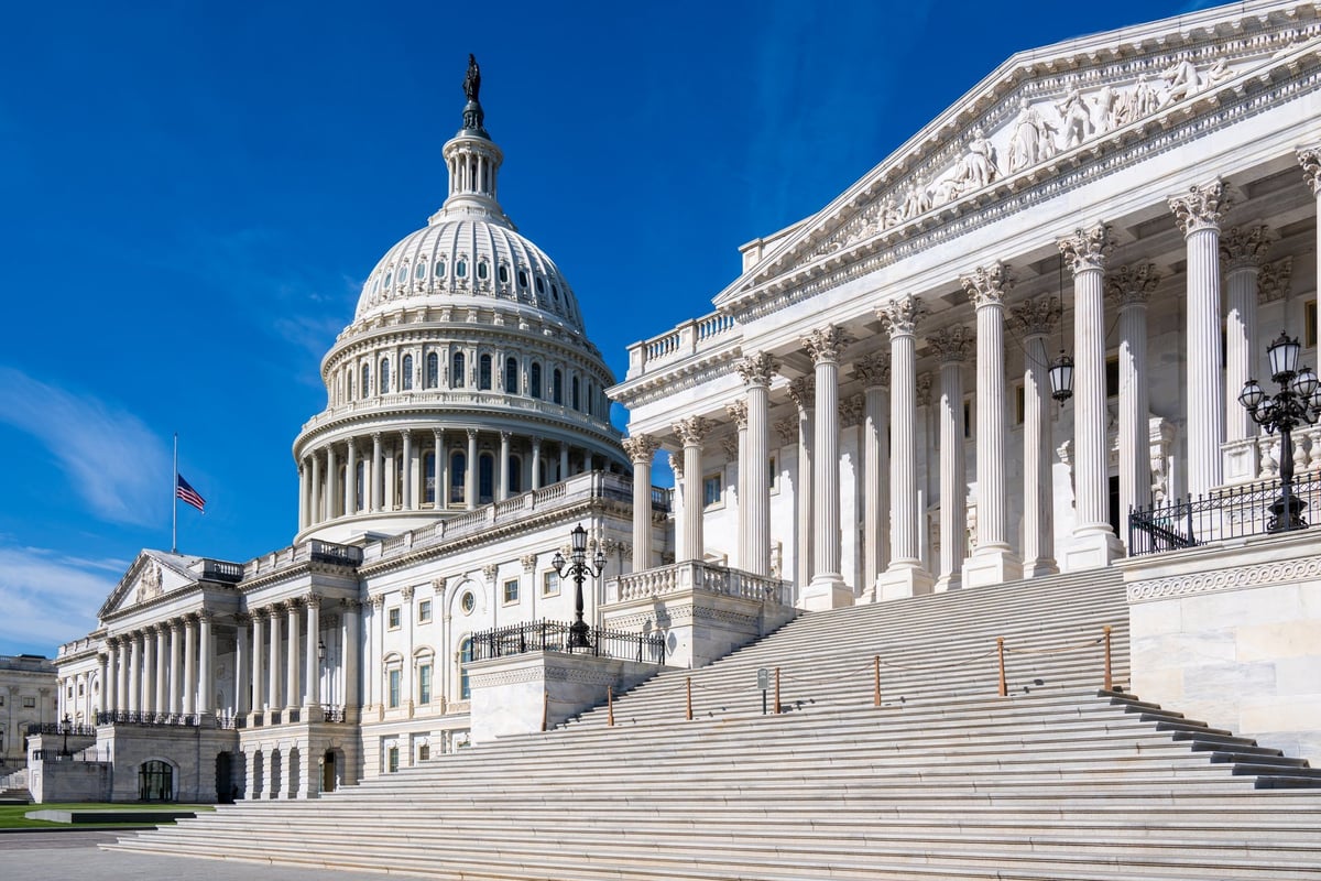 United States Capitol building in Washington DC
